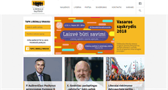 Desktop Screenshot of liberalai.lt