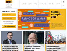 Tablet Screenshot of liberalai.lt